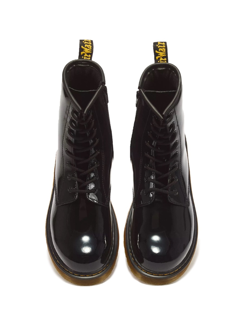 Dr. Martens Women's Black Patent 1460 Lace-Up Boots